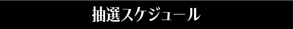 抽選スケジュール