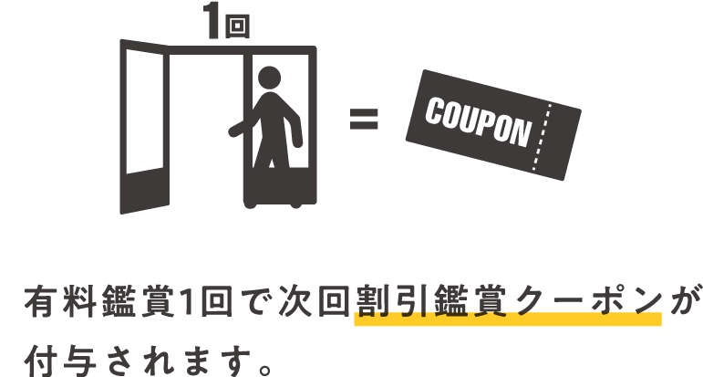 映画1本が1,200円になる素敵な特典を活用してオトクに映画を楽しみましょう！